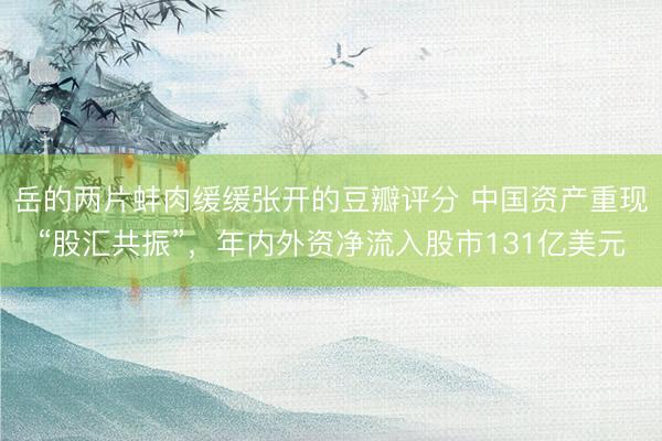 岳的两片蚌肉缓缓张开的豆瓣评分 中国资产重现“股汇共振”，年内外资净流入股市131亿美元