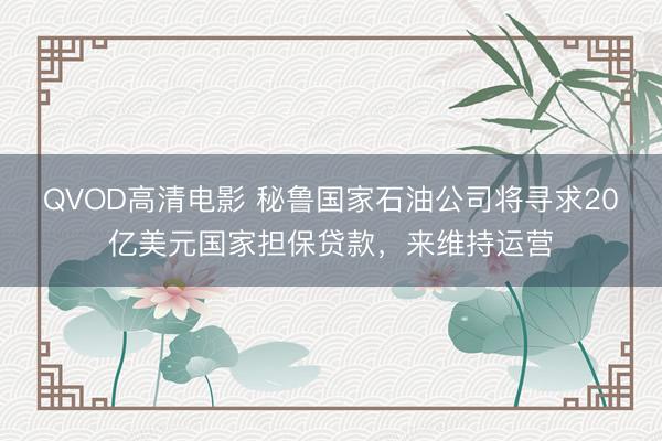 QVOD高清电影 秘鲁国家石油公司将寻求20亿美元国家担保贷款，来维持运营