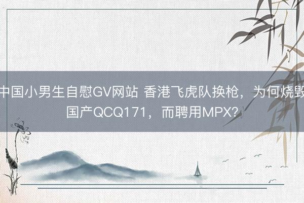 中国小男生自慰GV网站 香港飞虎队换枪，为何烧毁国产QCQ171，而聘用MPX？